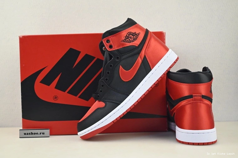 Satin 1 WMNS Bred FD4810-061 Jordan OG Air High 1225